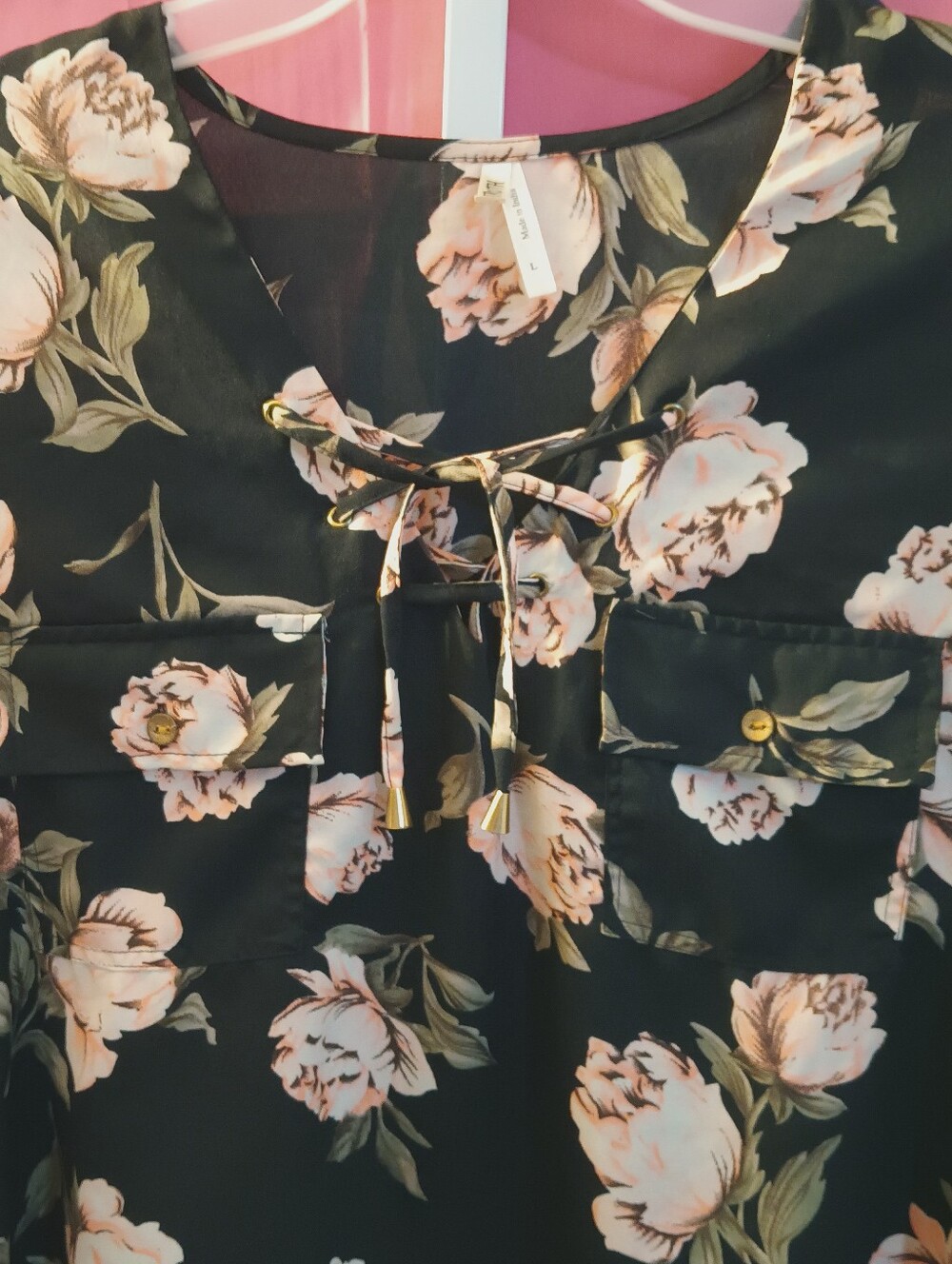 🟡𝟑/$𝟐𝟑 𝐋𝐢𝐯𝐞 𝟒 𝐓𝐫𝐮𝐭𝐡 𝐅𝐥𝐨𝐫𝐚𝐥 𝐒𝐡𝐞𝐞𝐫 𝐏𝐨𝐜𝐤𝐞𝐭 𝐓𝐨𝐩 - Picture 9 of 14